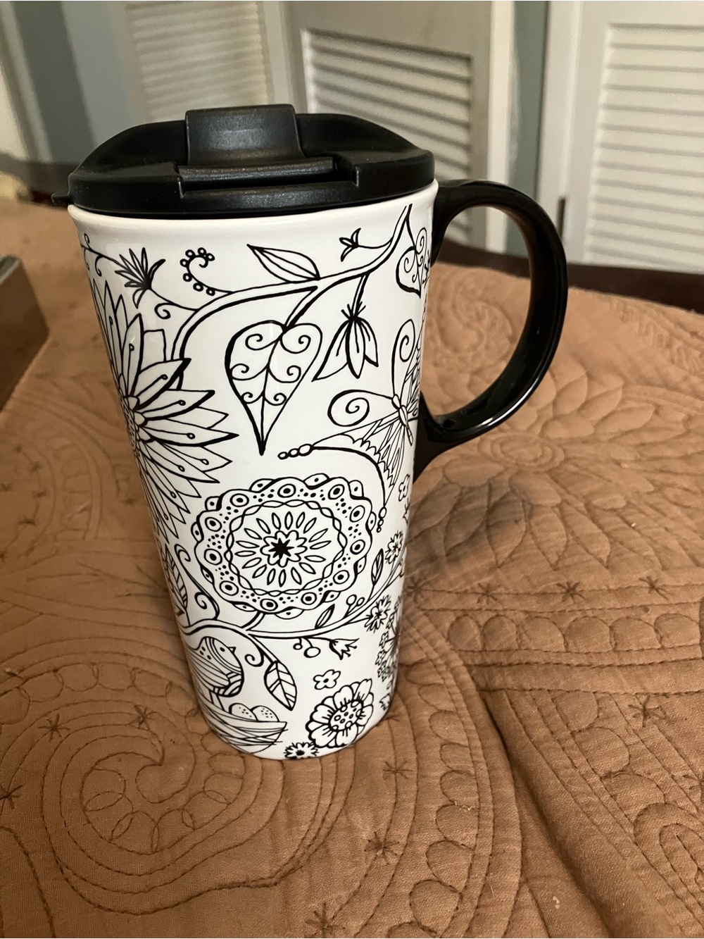 Tall Cypress Ceramic Tumbler